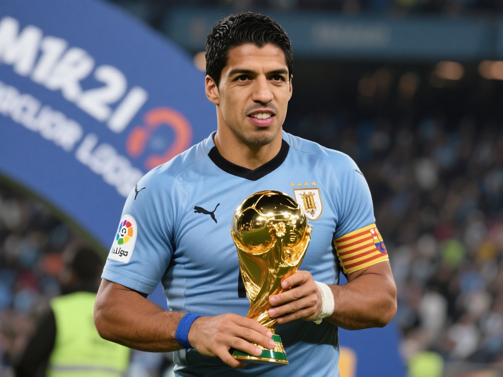 苏亚雷斯7次冲击金球奖无缘摘得殊荣 前言:
足球世界中,关于谁最配得上金球